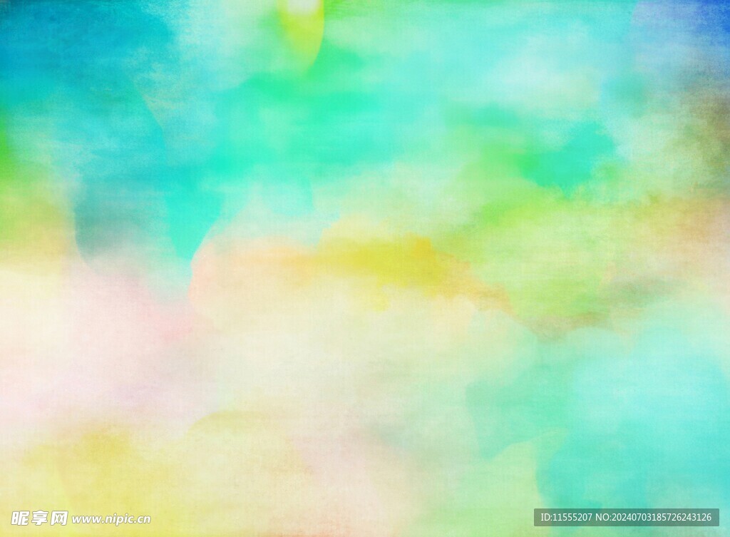 创意水彩抽象艺术画水彩晕染