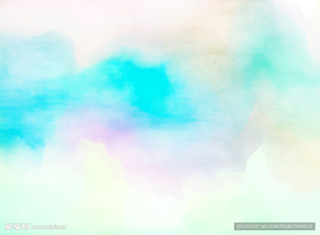 创意水彩抽象艺术画水彩晕染