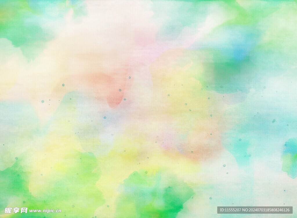 创意水彩抽象艺术画水彩晕染