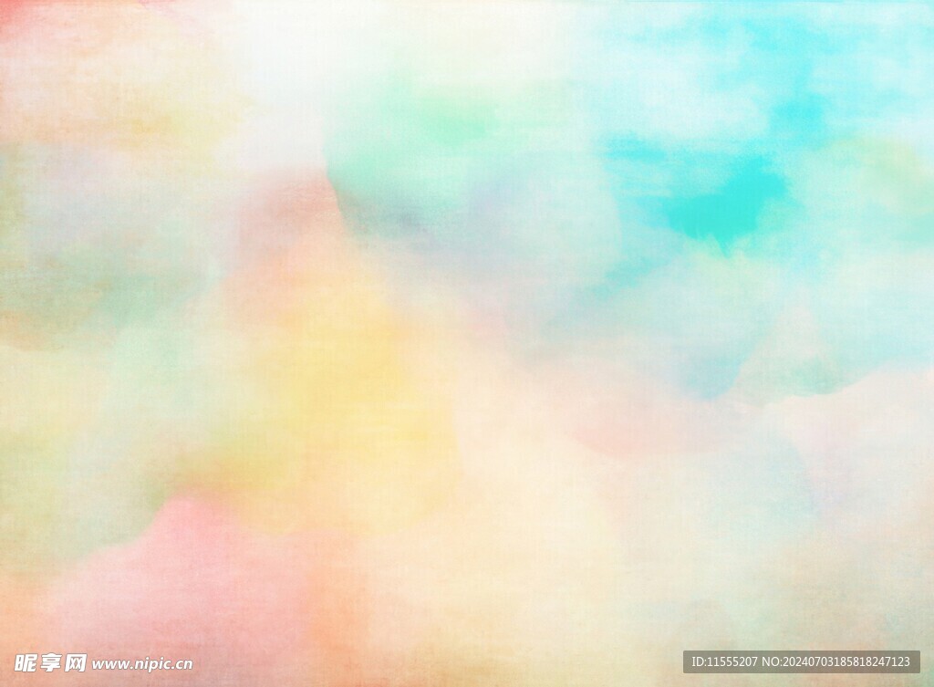创意水彩抽象艺术画水彩晕染
