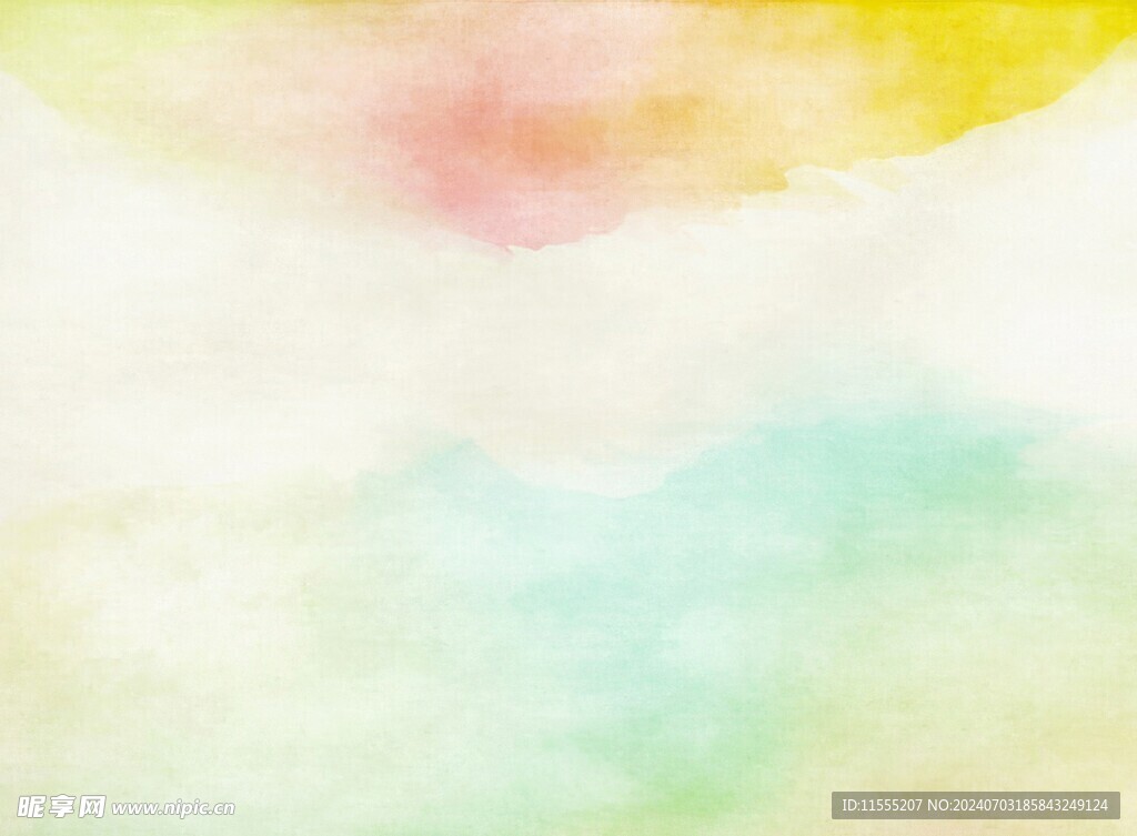 创意水彩抽象艺术画水彩晕染