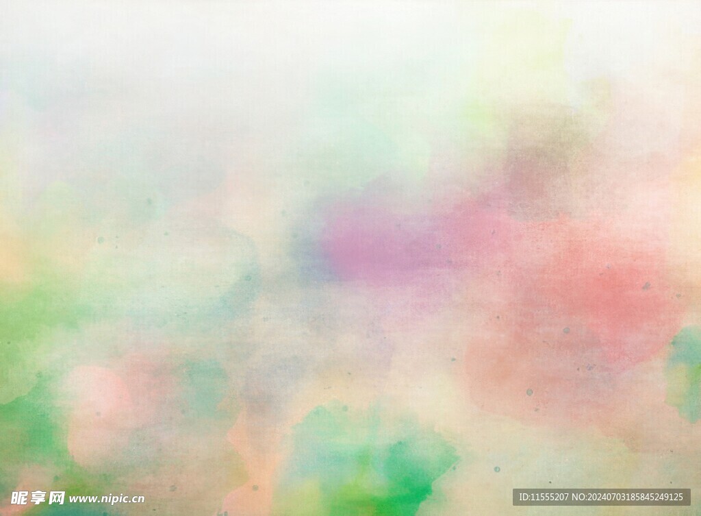 创意水彩抽象艺术画水彩晕染