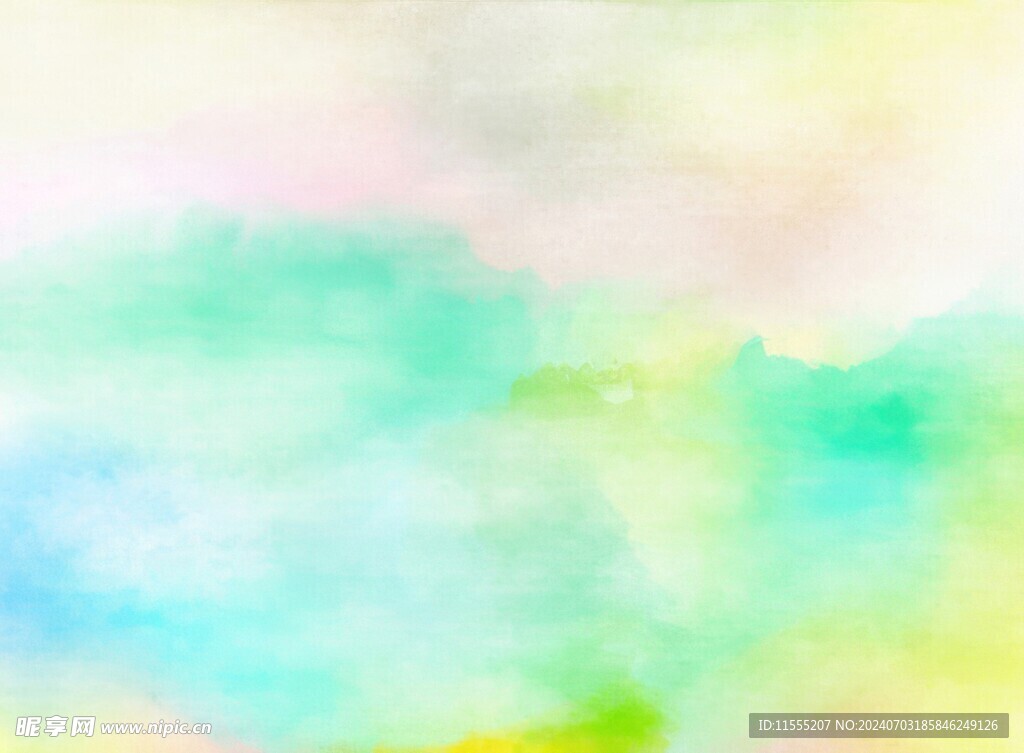 创意水彩抽象艺术画水彩晕染
