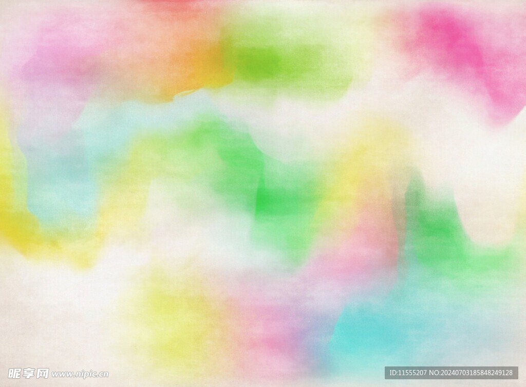 创意水彩抽象艺术画水彩晕染