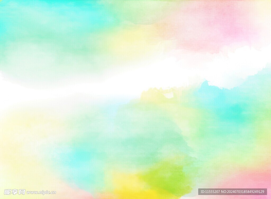 创意水彩抽象艺术画水彩晕染