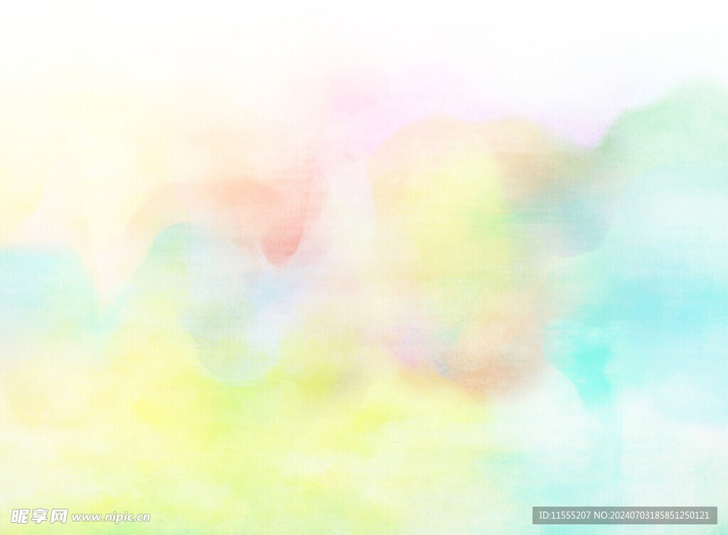 创意水彩抽象艺术画水彩晕染