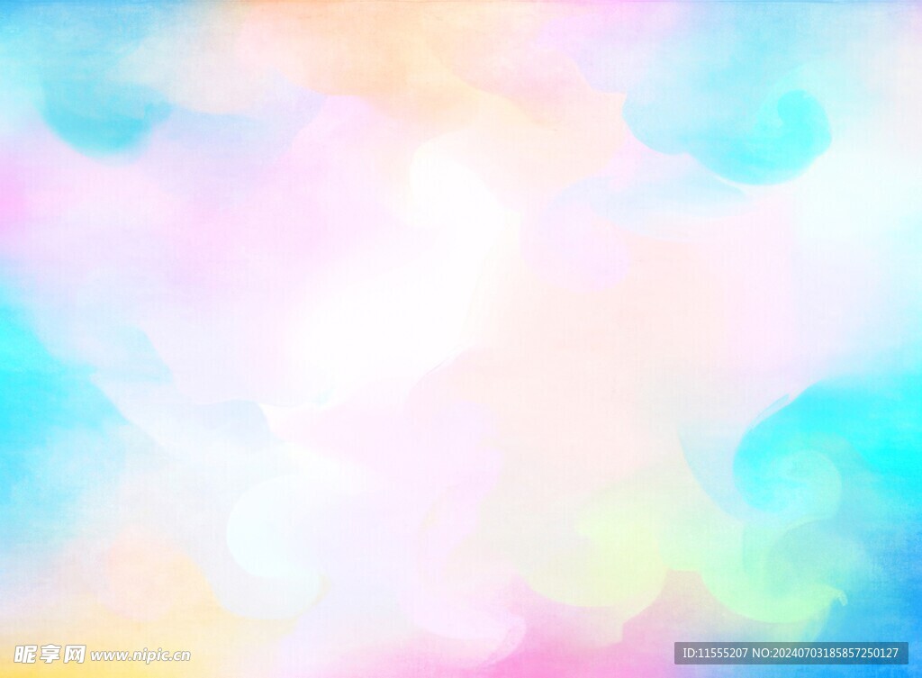 创意水彩抽象艺术画水彩晕染