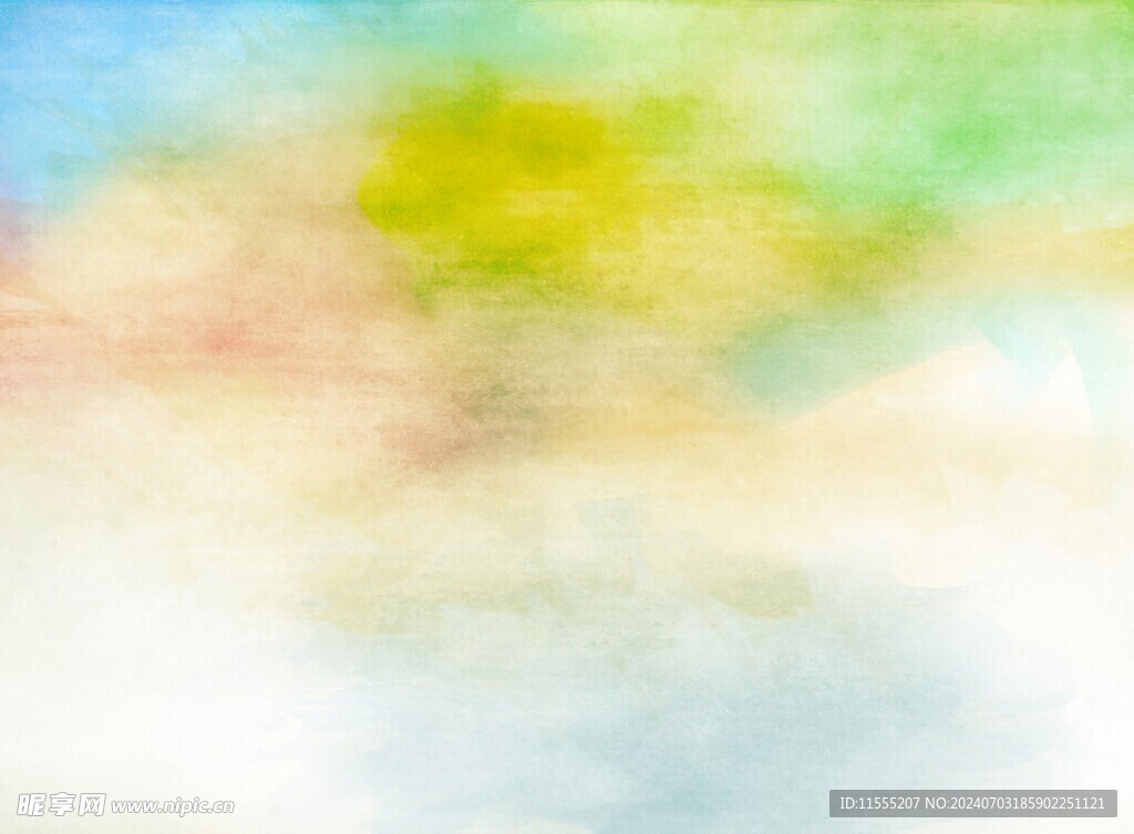 创意水彩抽象艺术画水彩晕染