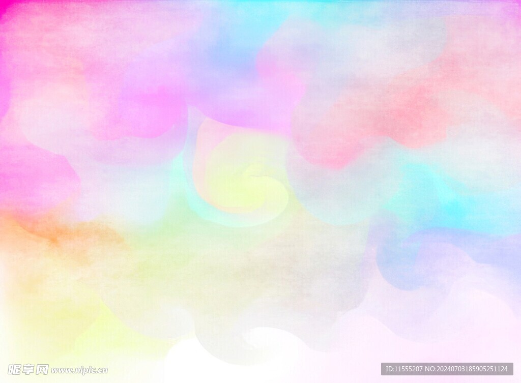 创意水彩抽象艺术画水彩晕染