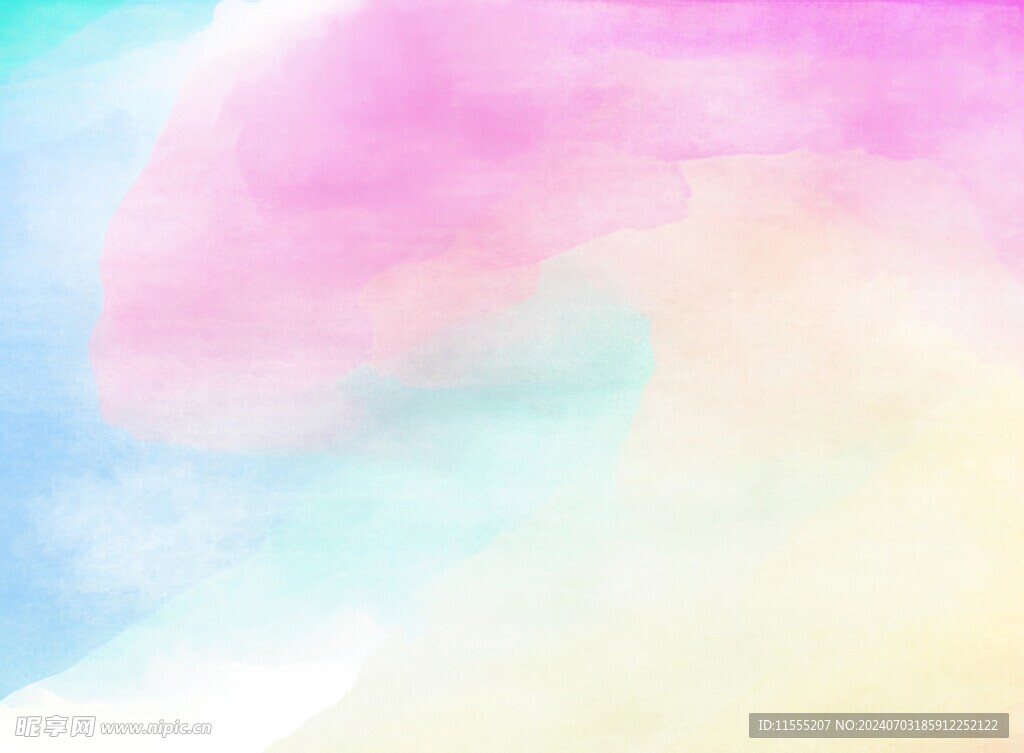 创意水彩抽象艺术画水彩晕染