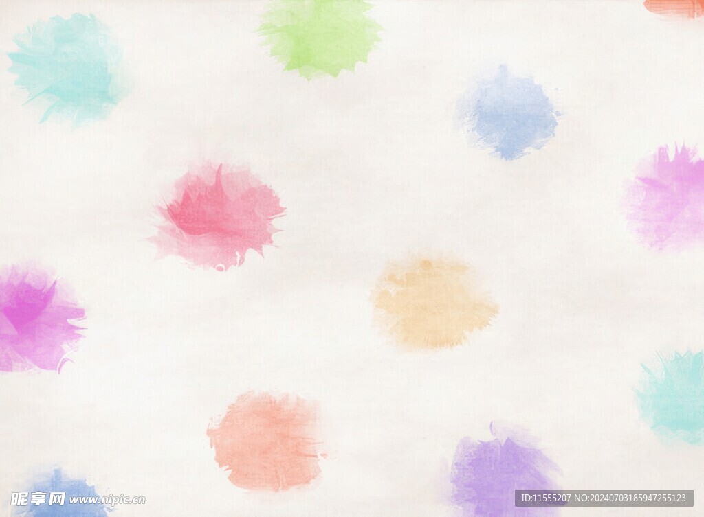 创意水彩抽象艺术画水彩晕染