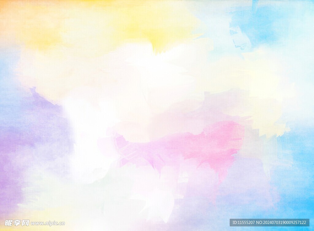 创意水彩抽象艺术画水彩晕染