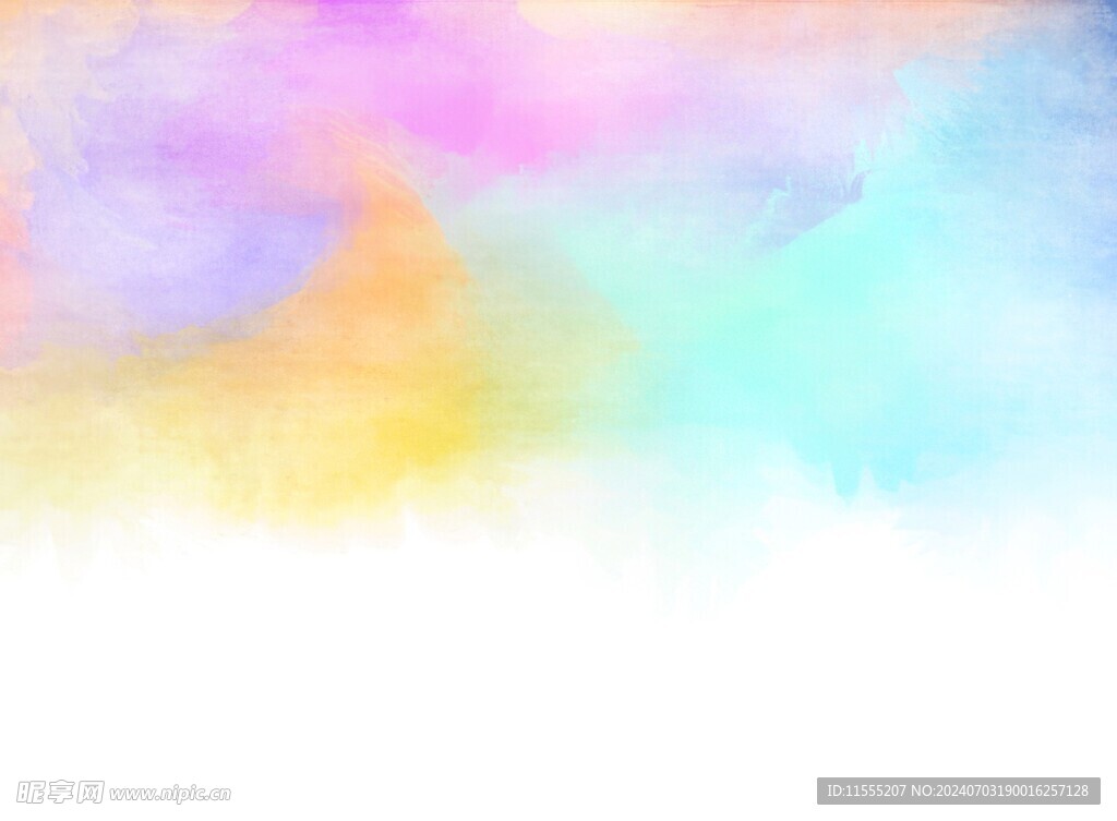 创意水彩抽象艺术画水彩晕染