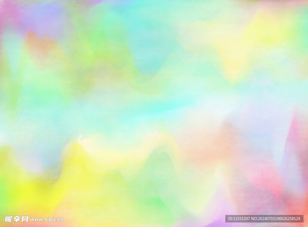 创意水彩抽象艺术画水彩晕染