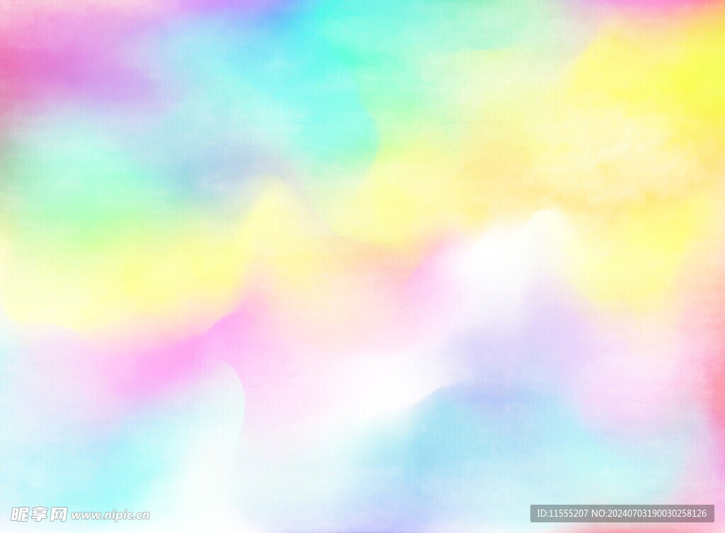 创意水彩抽象艺术画水彩晕染