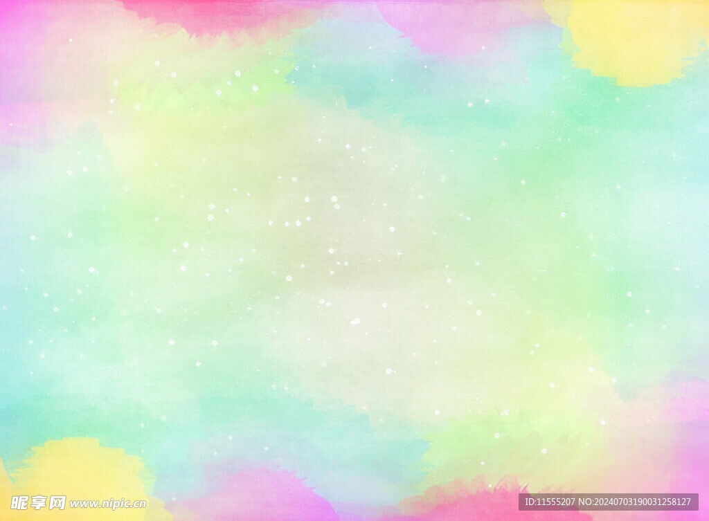 创意水彩抽象艺术画水彩晕染