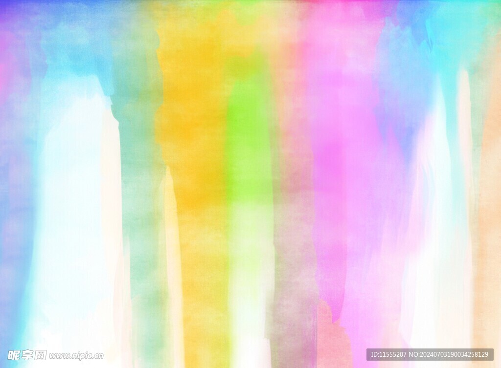 创意水彩抽象艺术画水彩晕染