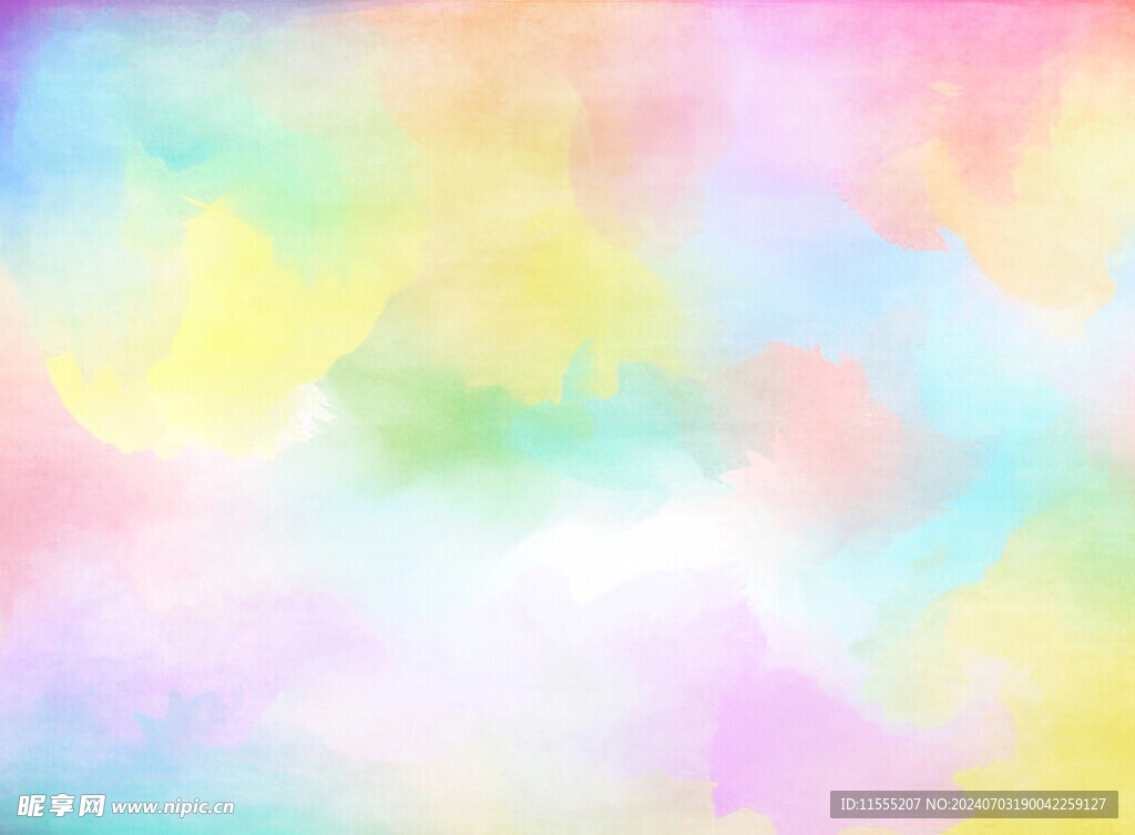 创意水彩抽象艺术画水彩晕染