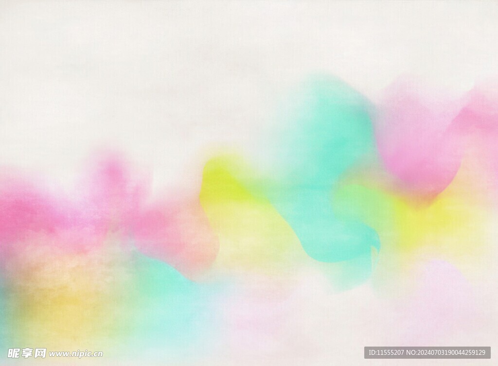 创意水彩抽象艺术画水彩晕染
