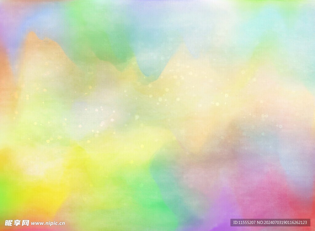 创意水彩抽象艺术画水彩晕染