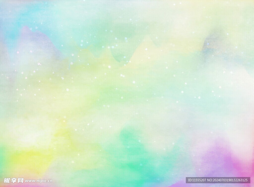 创意水彩抽象艺术画水彩晕染