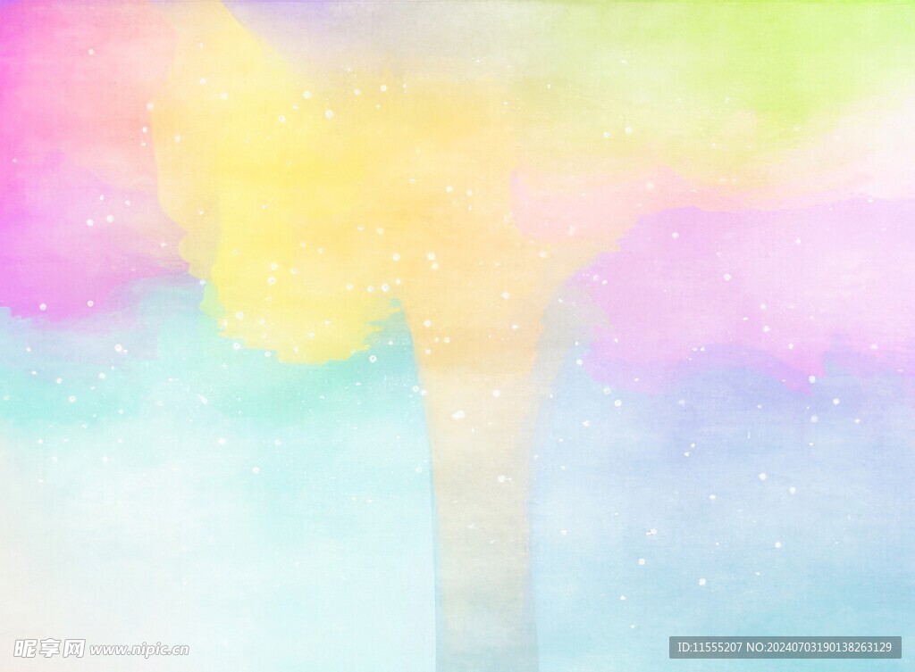 创意水彩抽象艺术画水彩晕染