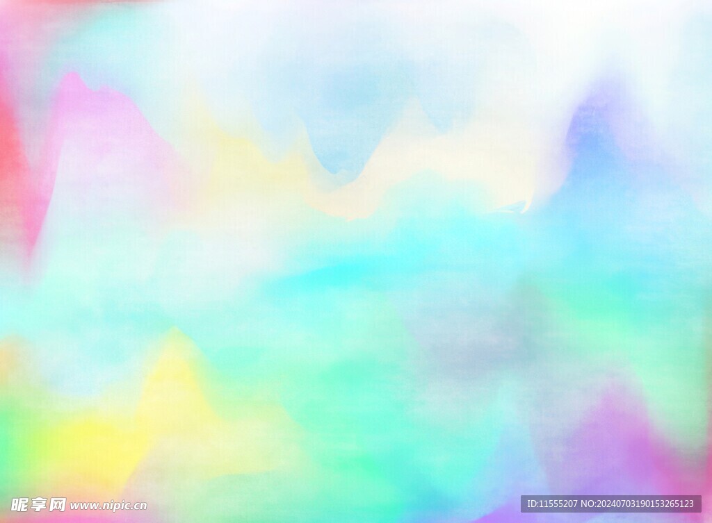 创意水彩抽象艺术画水彩晕染