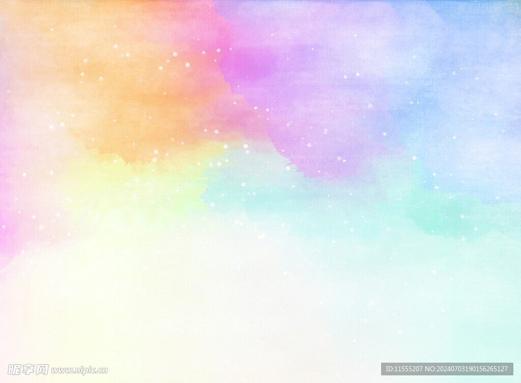 创意水彩抽象艺术画水彩晕染