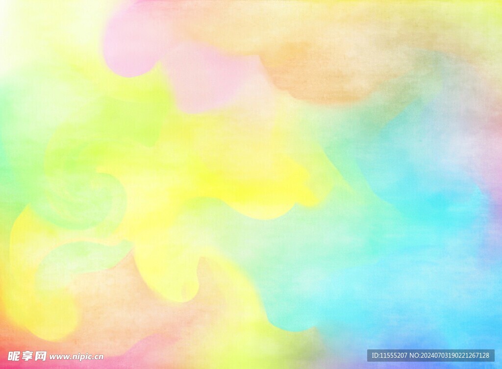 创意水彩抽象艺术画水彩晕染