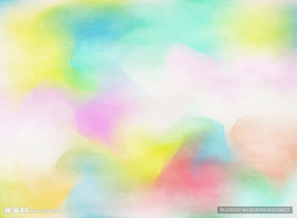 创意水彩抽象艺术画水彩晕染