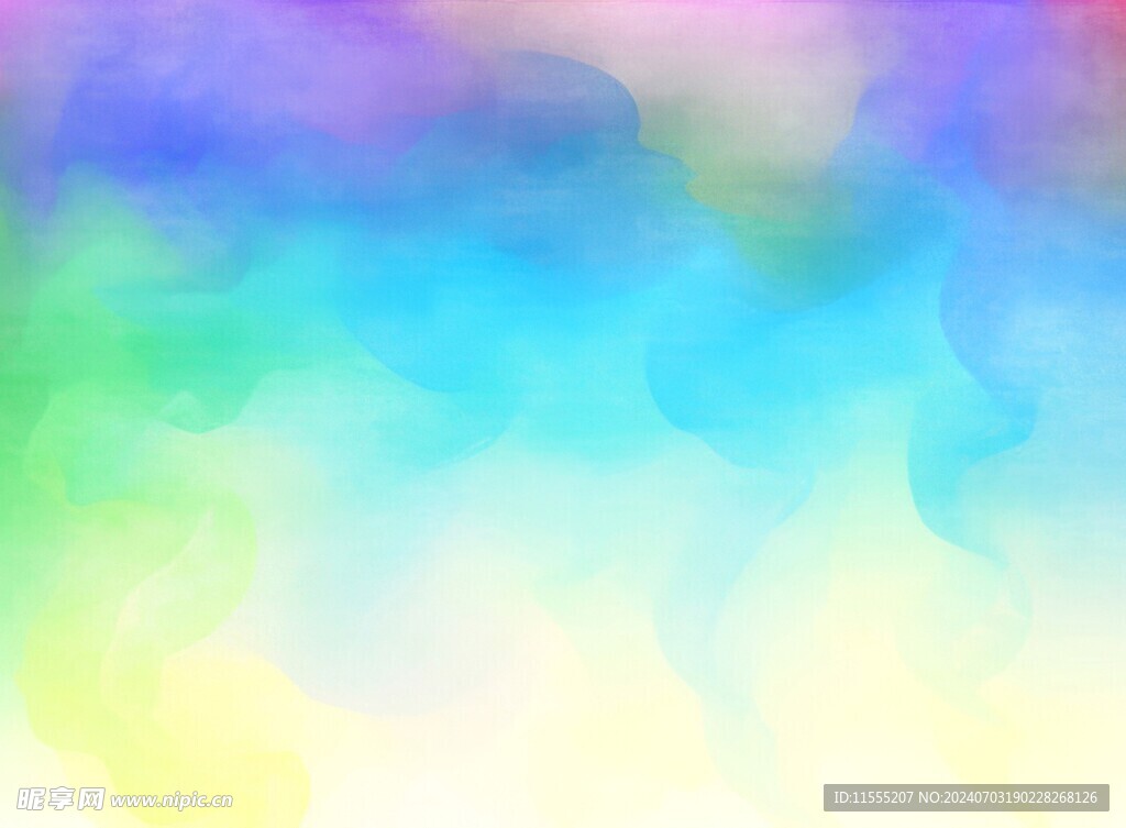 创意水彩抽象艺术画水彩晕染