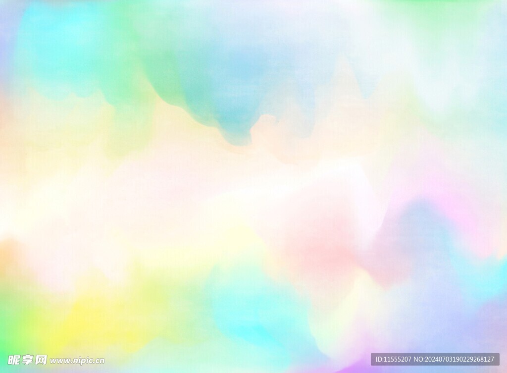 创意水彩抽象艺术画水彩晕染