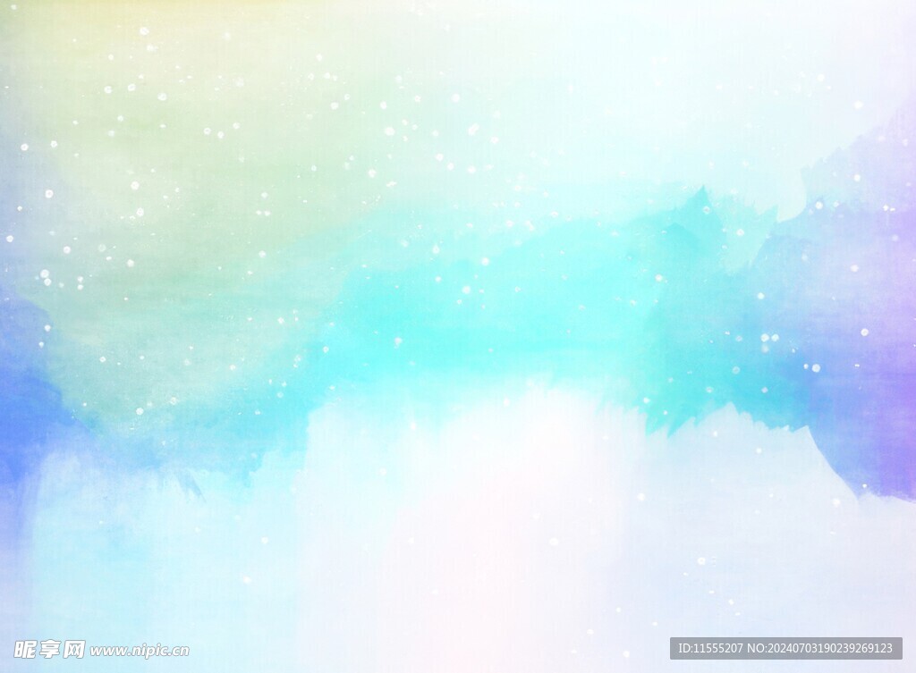 创意水彩抽象艺术画水彩晕染