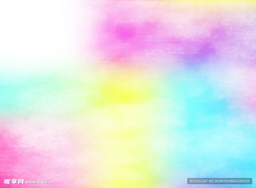 创意水彩抽象艺术画水彩晕染