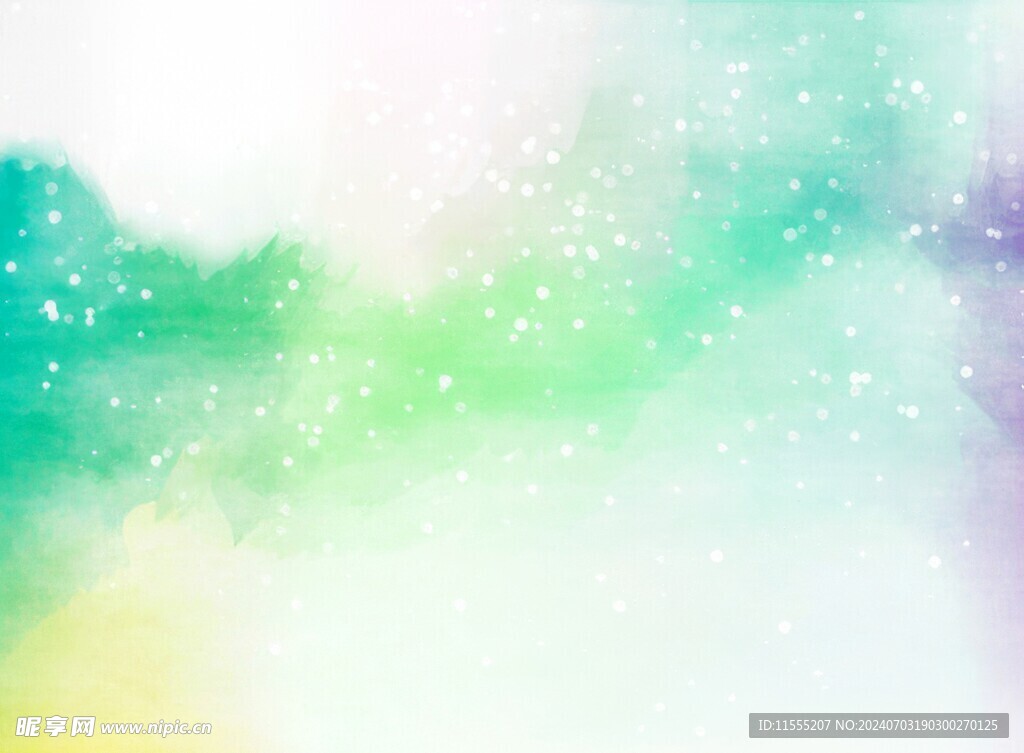 创意水彩抽象艺术画水彩晕染