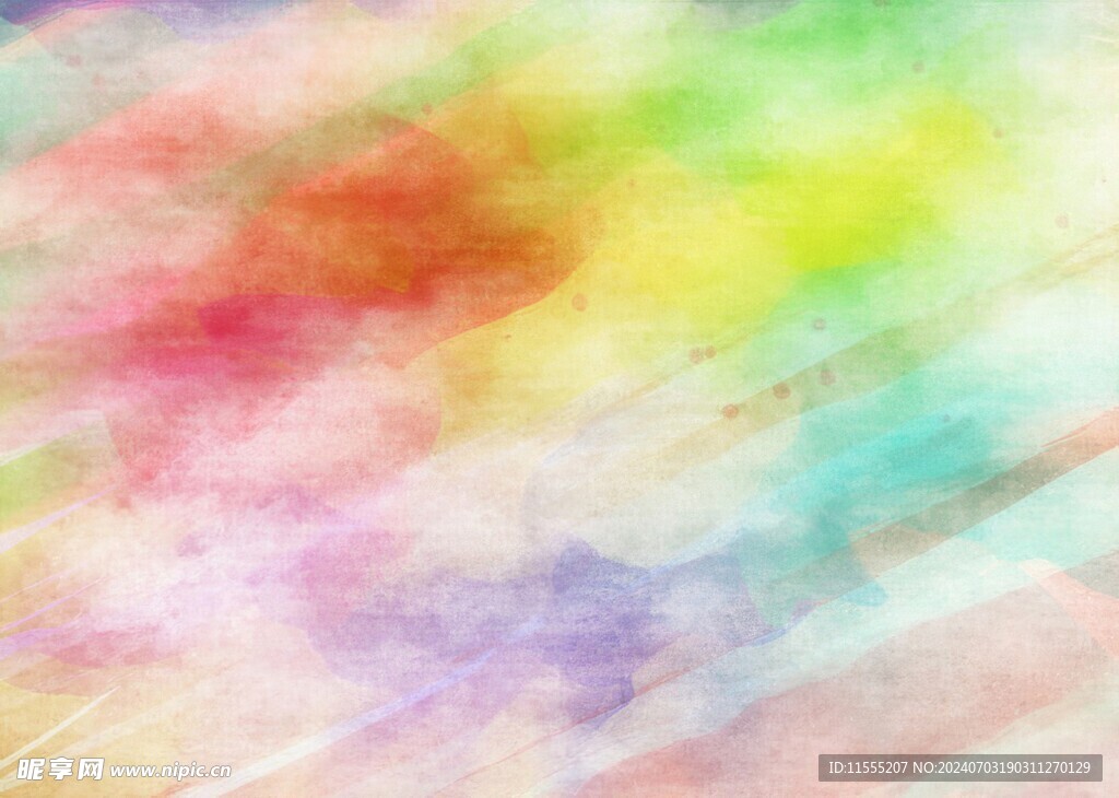 创意水彩抽象艺术画水彩晕染