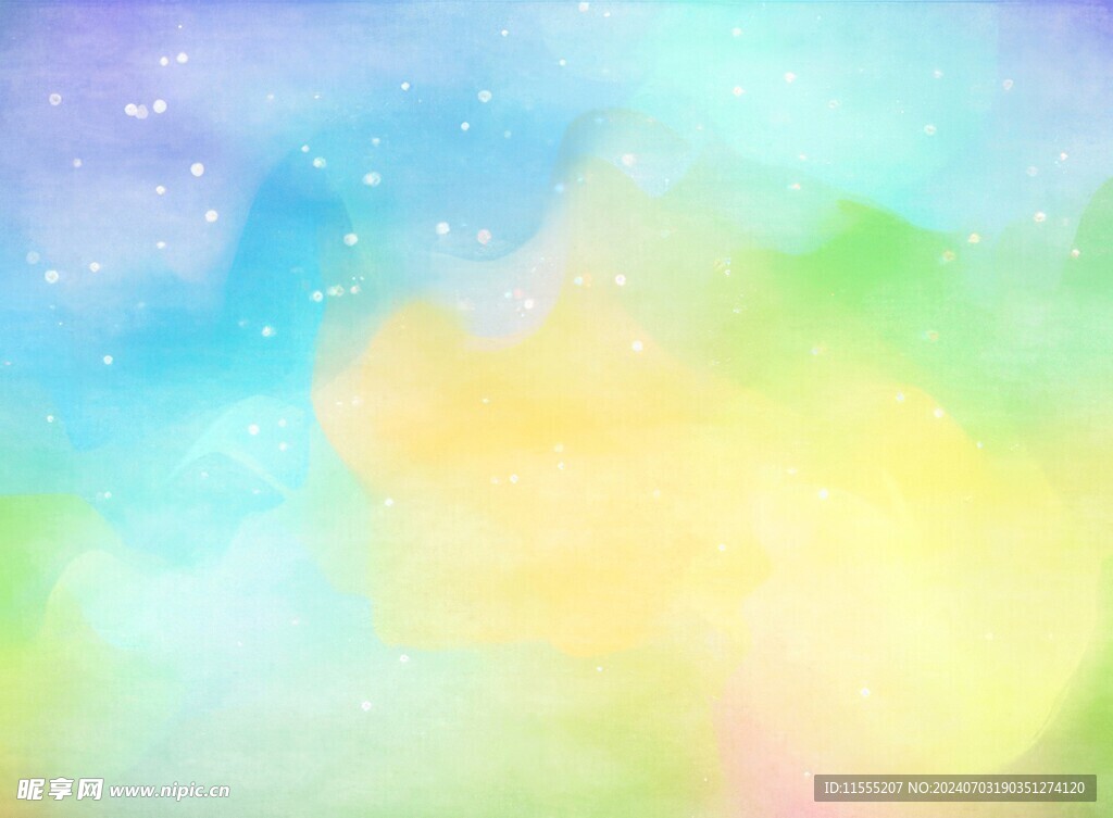 创意水彩抽象艺术画水彩晕染