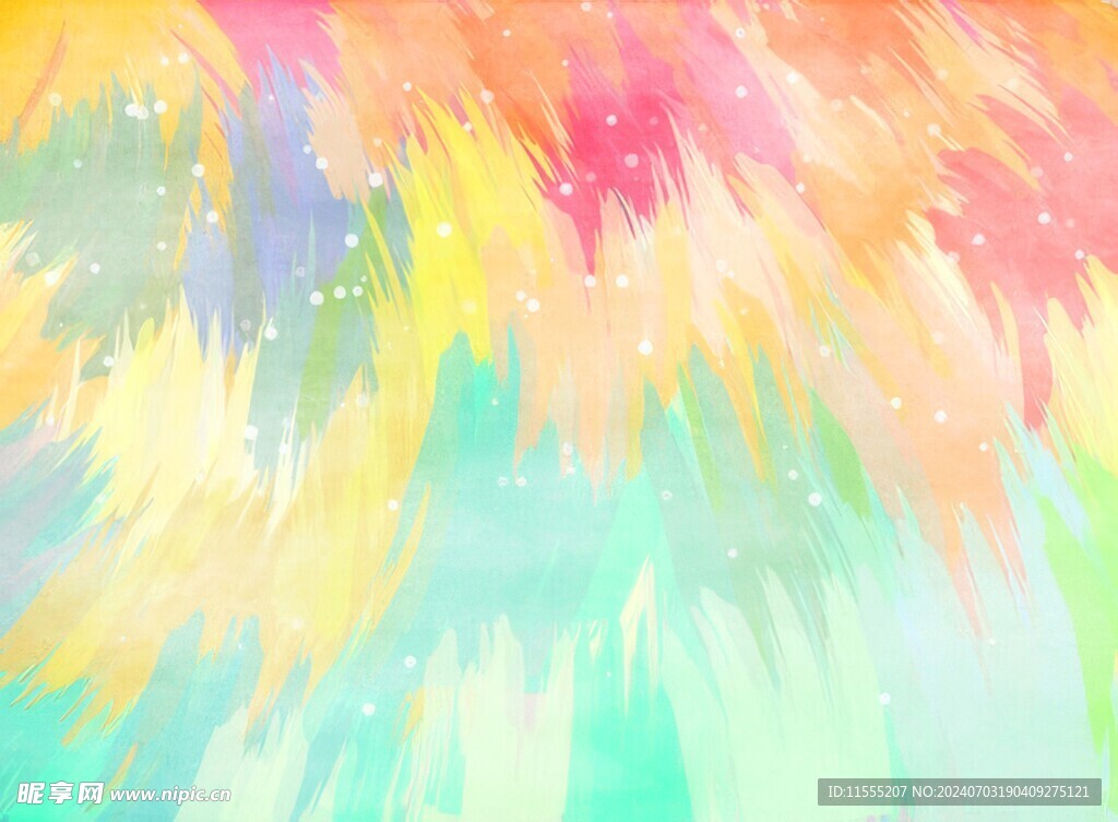 创意水彩抽象艺术画水彩晕染