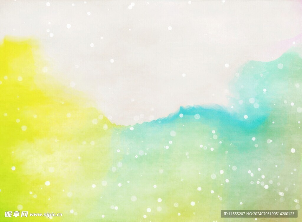 创意水彩抽象艺术画水彩晕染