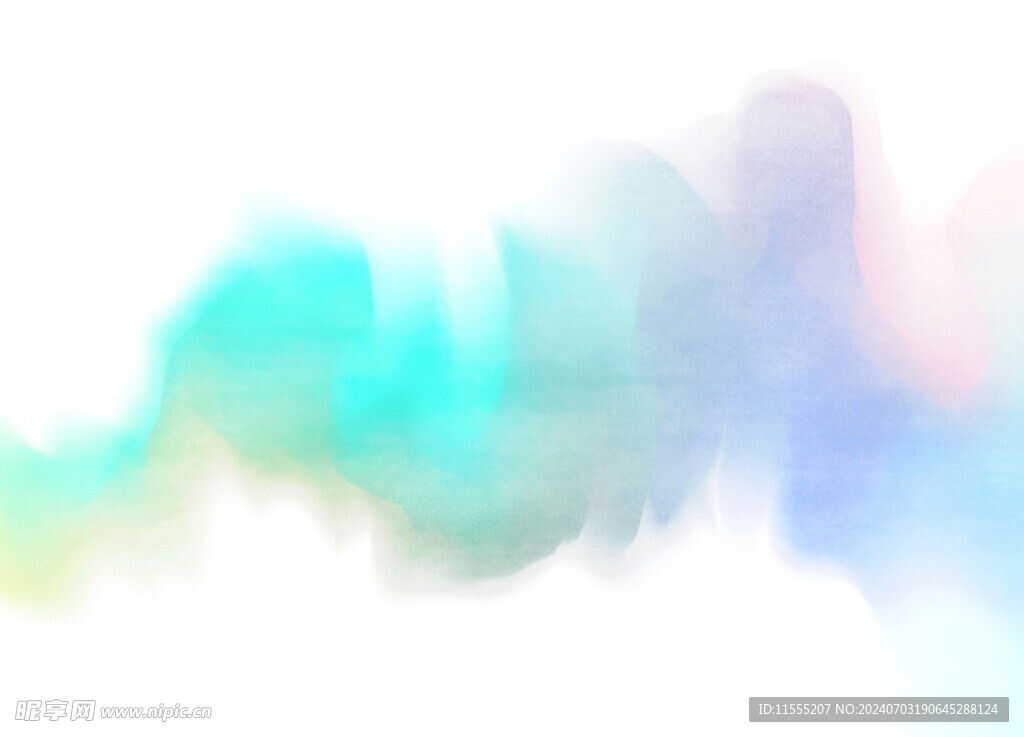 创意水彩抽象艺术画水彩晕染