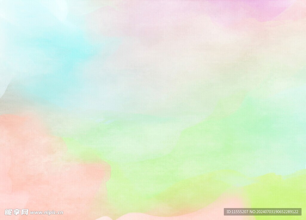 创意水彩抽象艺术画水彩晕染