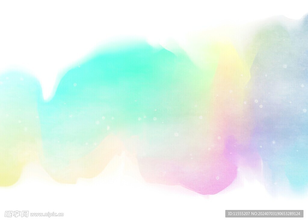创意水彩抽象艺术画水彩晕染