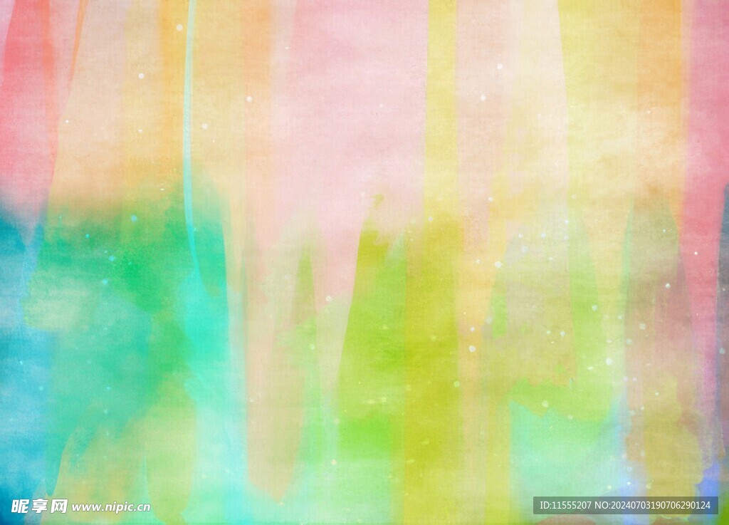 创意水彩抽象艺术画水彩晕染