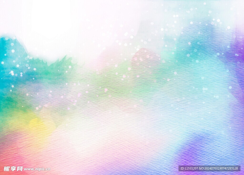 创意水彩抽象艺术画水彩晕染