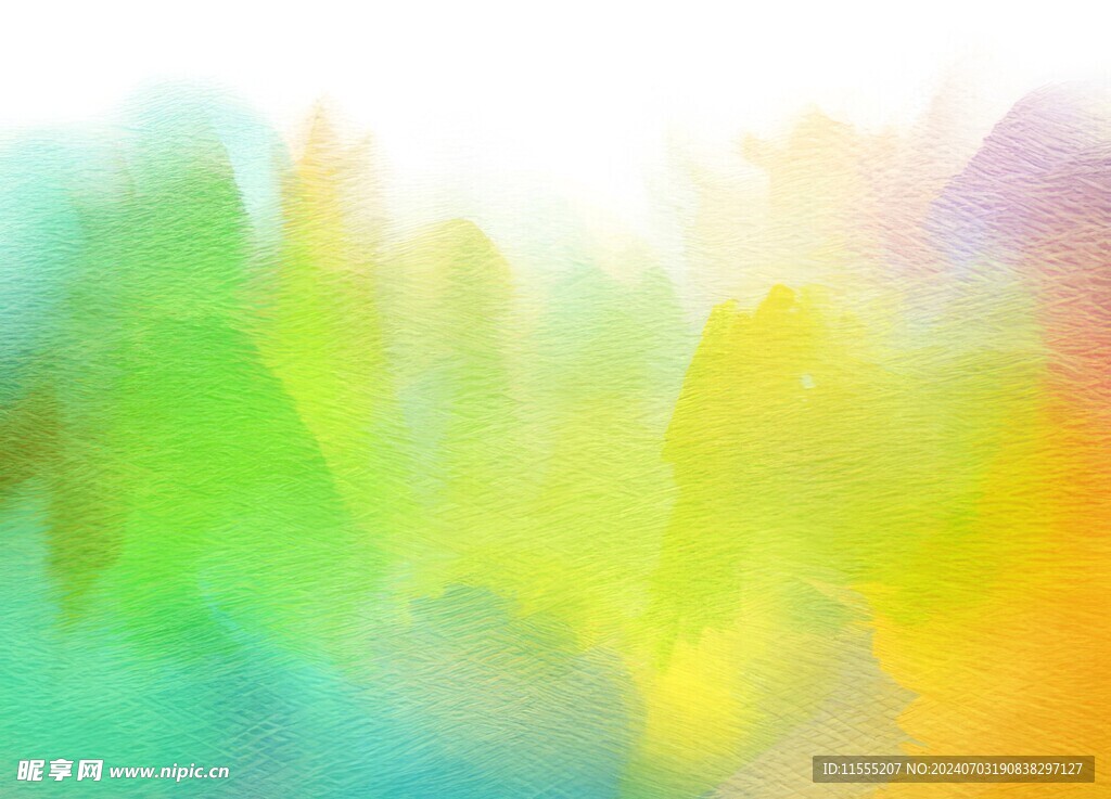 创意水彩抽象艺术画水彩晕染