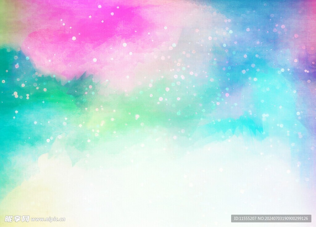 创意水彩抽象艺术画水彩晕染