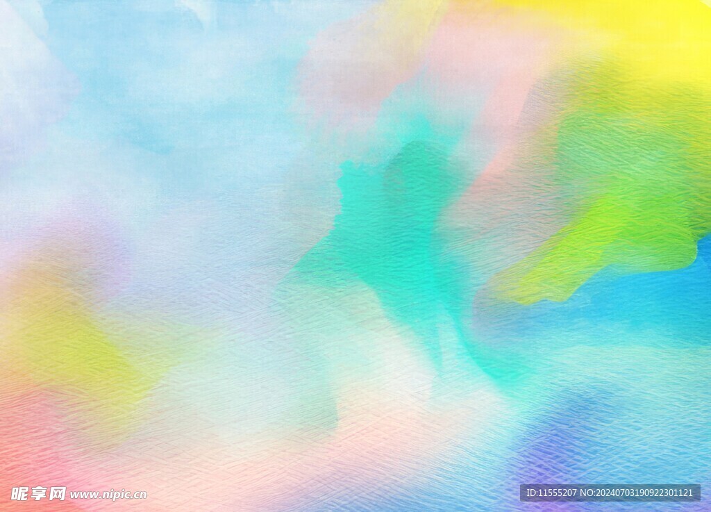 创意水彩抽象艺术画水彩晕染