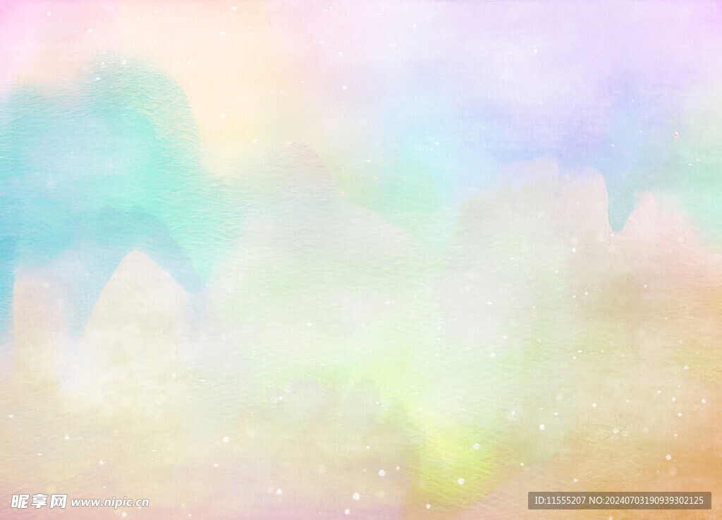 创意水彩抽象艺术画水彩晕染