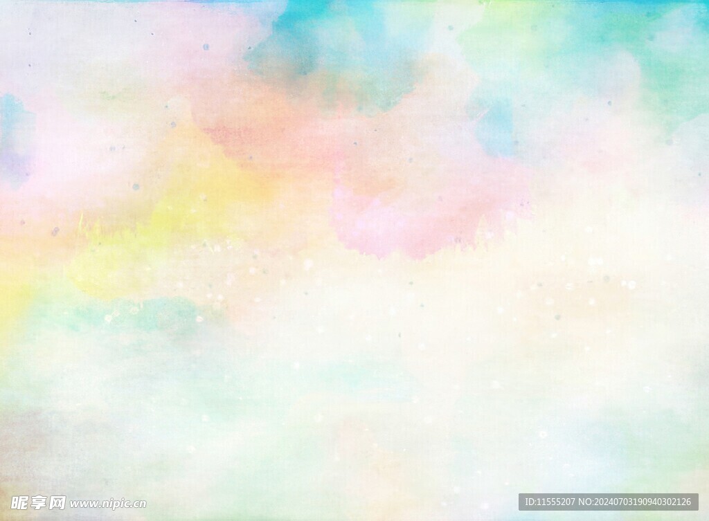 创意水彩抽象艺术画水彩晕染