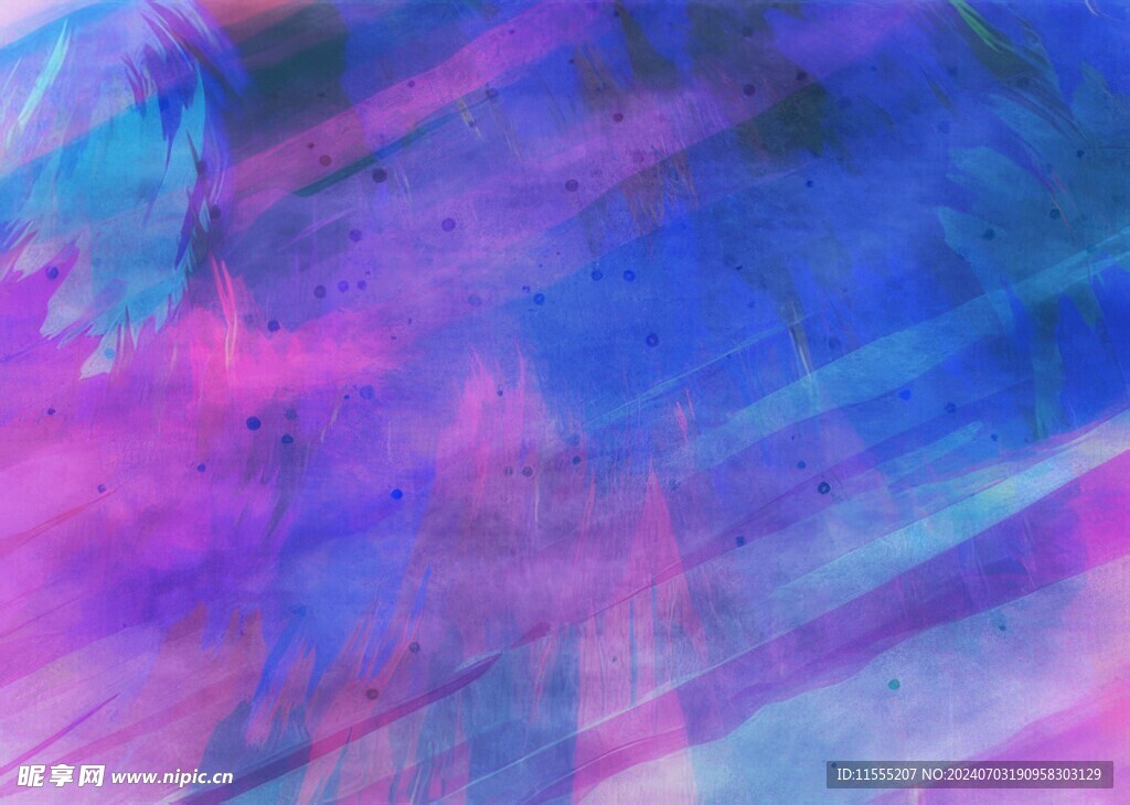 创意水彩抽象艺术画水彩晕染